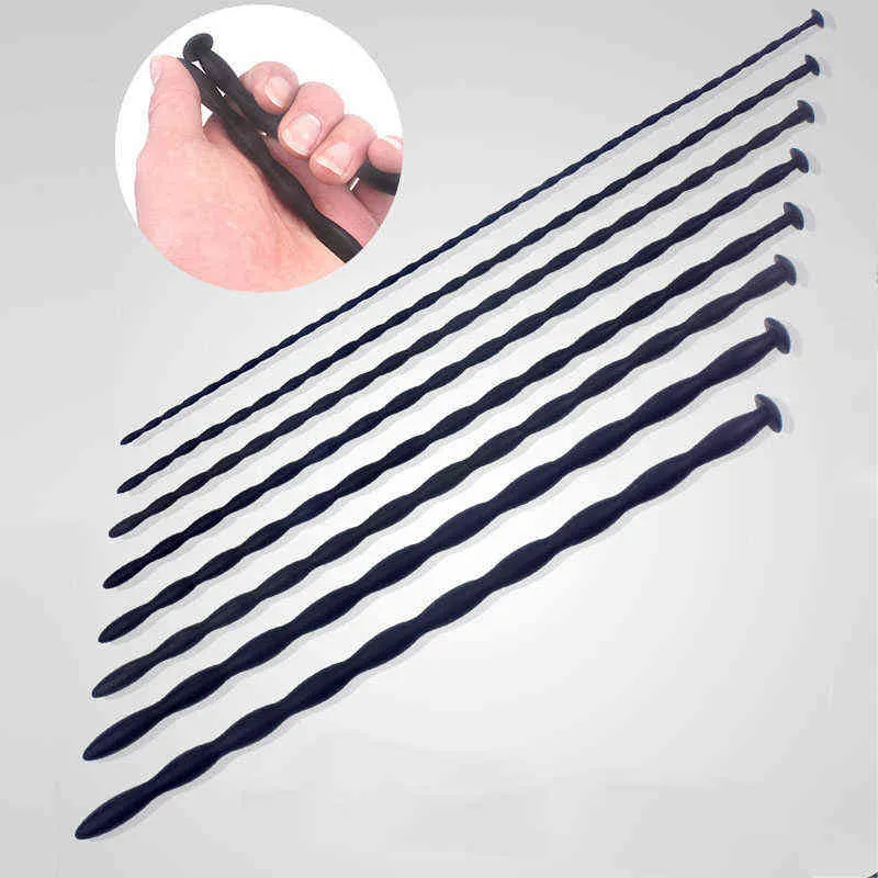 NXY Sex Adult toy Urethral Catheter Silicone Sounding Stimulant Dilator Rod Toys for Adults Men Masturbator sh_voghion.com
