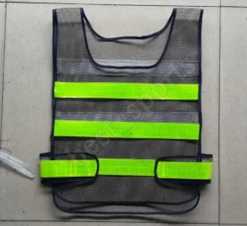 Traffic Cleaning Highways Sanitation Reflective Safety Clothing Breathable Mesh High Visibility Reflective Warning Clothes Vest ZZA293