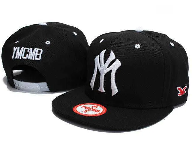 2020 ymcmb chapéus de snapback chapéus de alta qualidade desenhador de moda mulheres ajustáveis ​​dos homens tampão tampão Chapéu NY Cheap sports baseball Caps q0911