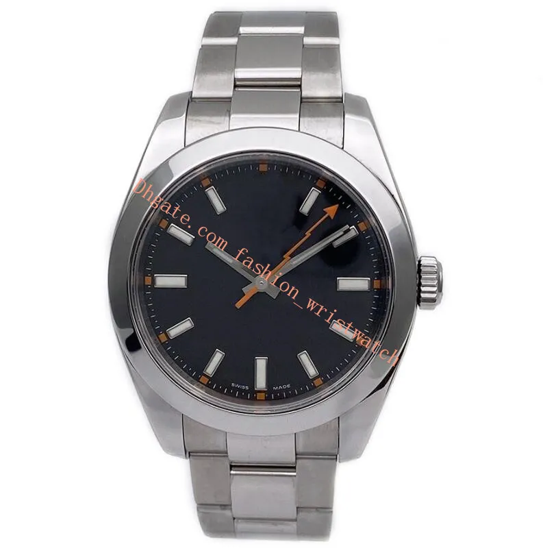 Mens Luxury Watch 116400 40mm BP Maker Asia 2813 Sapphire Glass Luminous Mechanical Watches 316L Rostfritt stålarmband armbandsur