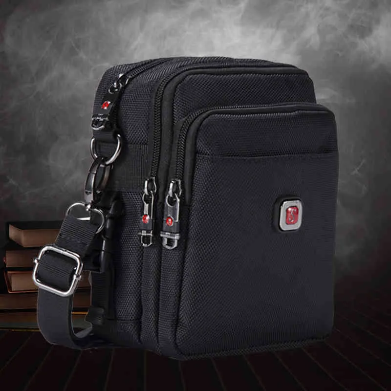Soperwillton Мужская сумка Crossbody Bag Msgrenger Водонепроницаемый кошелек Oxford 1680D молния сумка для мужского универсального стиля 1052 #