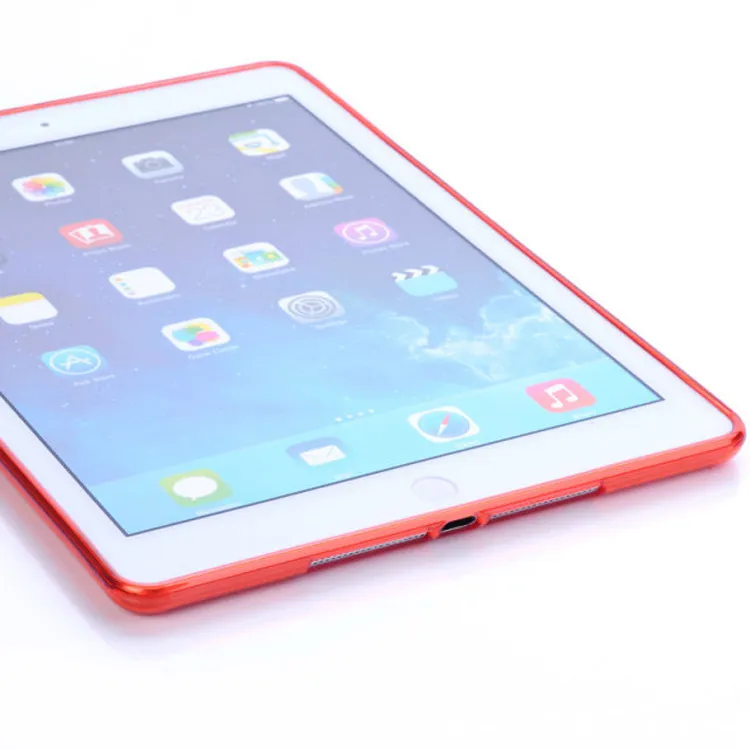 Flexible Ultra Thin TPU Tablet Case With Back Cover For IPad 2/3/4
