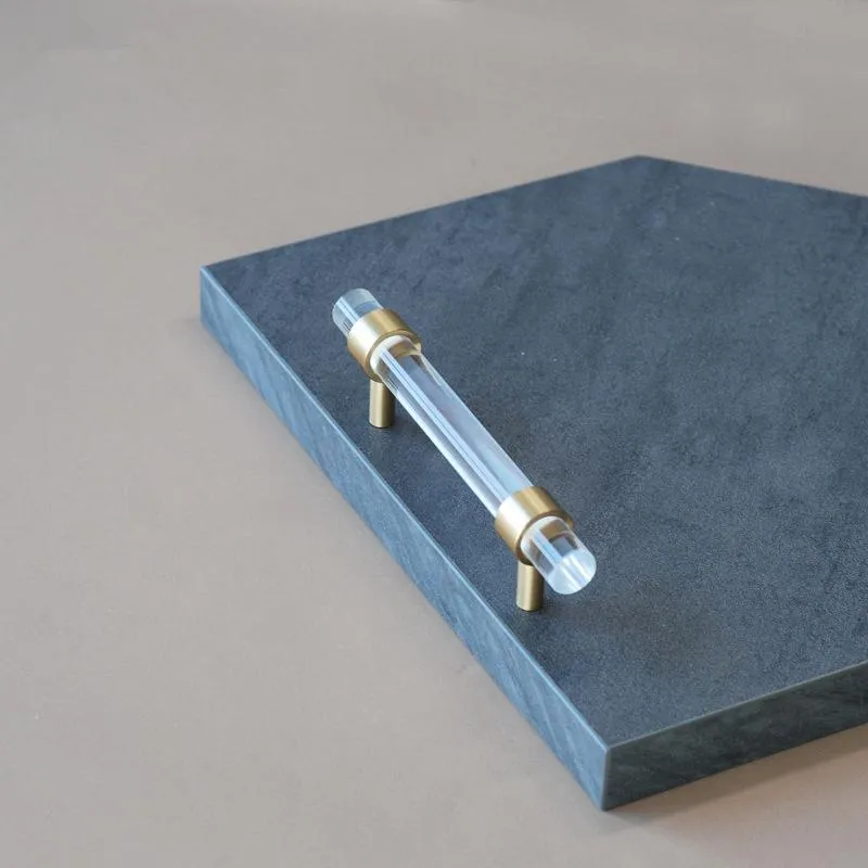 Acrylic Brass Cabinet Handles Gold T Bar Drawer... From Topwholesalerno2,  $2.18 | DHgate.Com