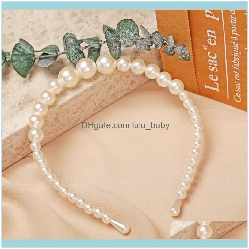 Hair Clips & Barrettes 2021 Imitation Pearl Hairbands For Women Party Gifts Elegant Multiple Choice Fashion Jewelry Hairwear Wholesale