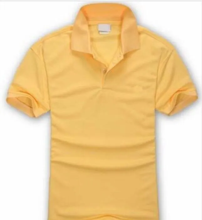 Wysokiej Jakości Mężczyźni Solidne koszulki Mały Koń Krokodyl Haft Koszula Polo Summer Casual Business Homme Tees Mens Polos Shirts Męska koszulka C1
