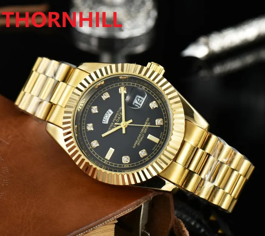 Day date quartz watch clearance