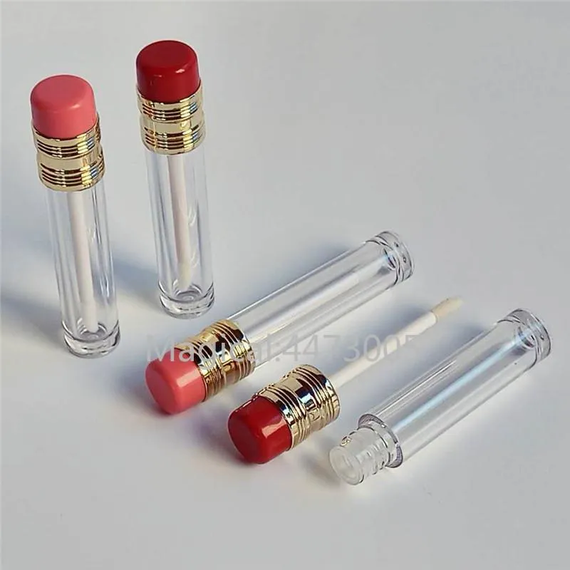 Frascos de armazenamento frascos 3,5ml 10/30 / 50/100 pcs vazio recipientes cosméticos de plástico lápis lápis lápis tube maquiagem líquido batom acessórios concretamente