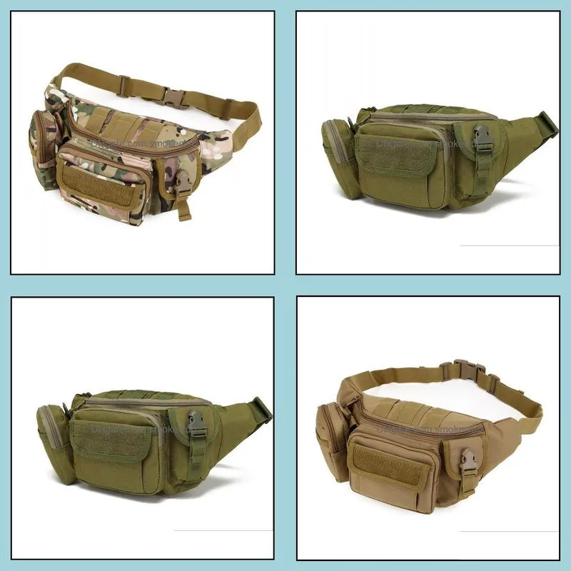 Outdoor Bags Military Camouflage Messenger Bag Sports Multi-Function Kit Shoulder Tactical Waist Pack