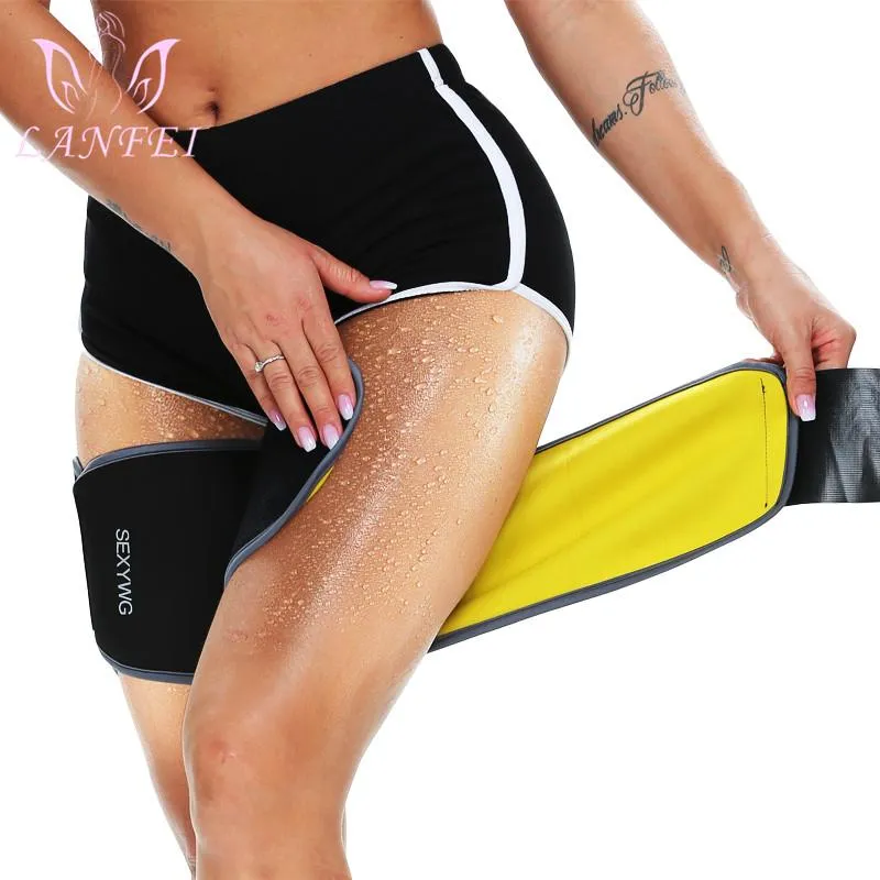 Women's Shapers LANFEI Thigh Trimmer Legging Belt Women Neoprene Sports Gym Sauna Modeling Strap Sweat Slimming Weight Loss Corset Wrap