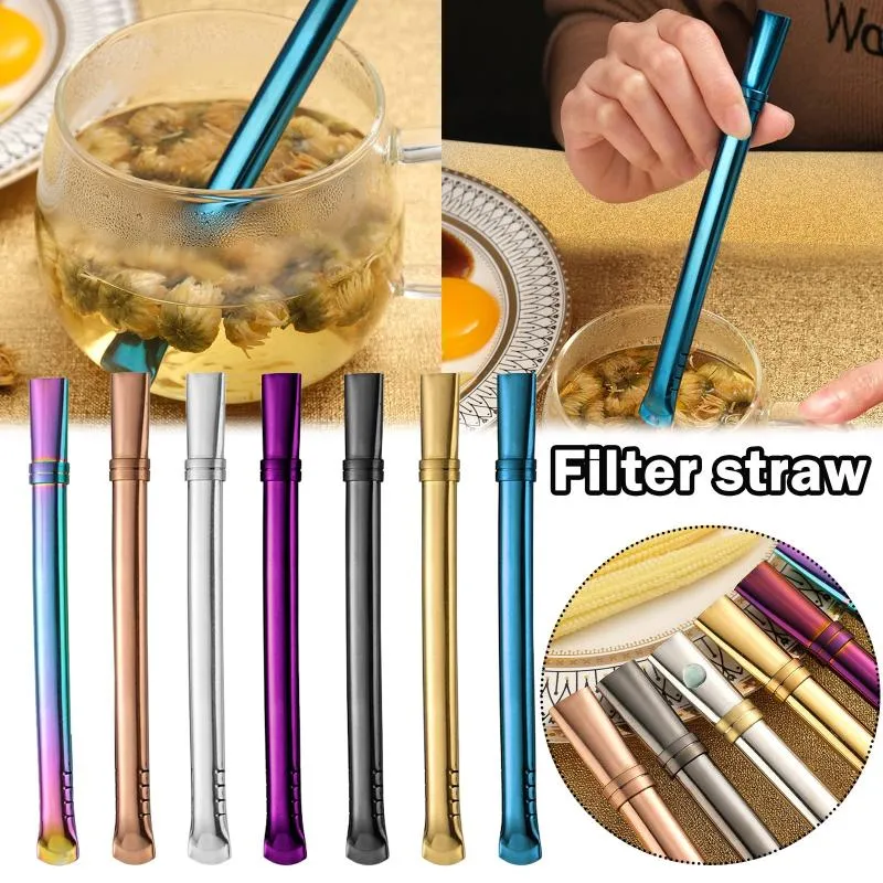 Spoons Large Bubble Tea Milkshake Straw Reusable Metal 304 Stainless