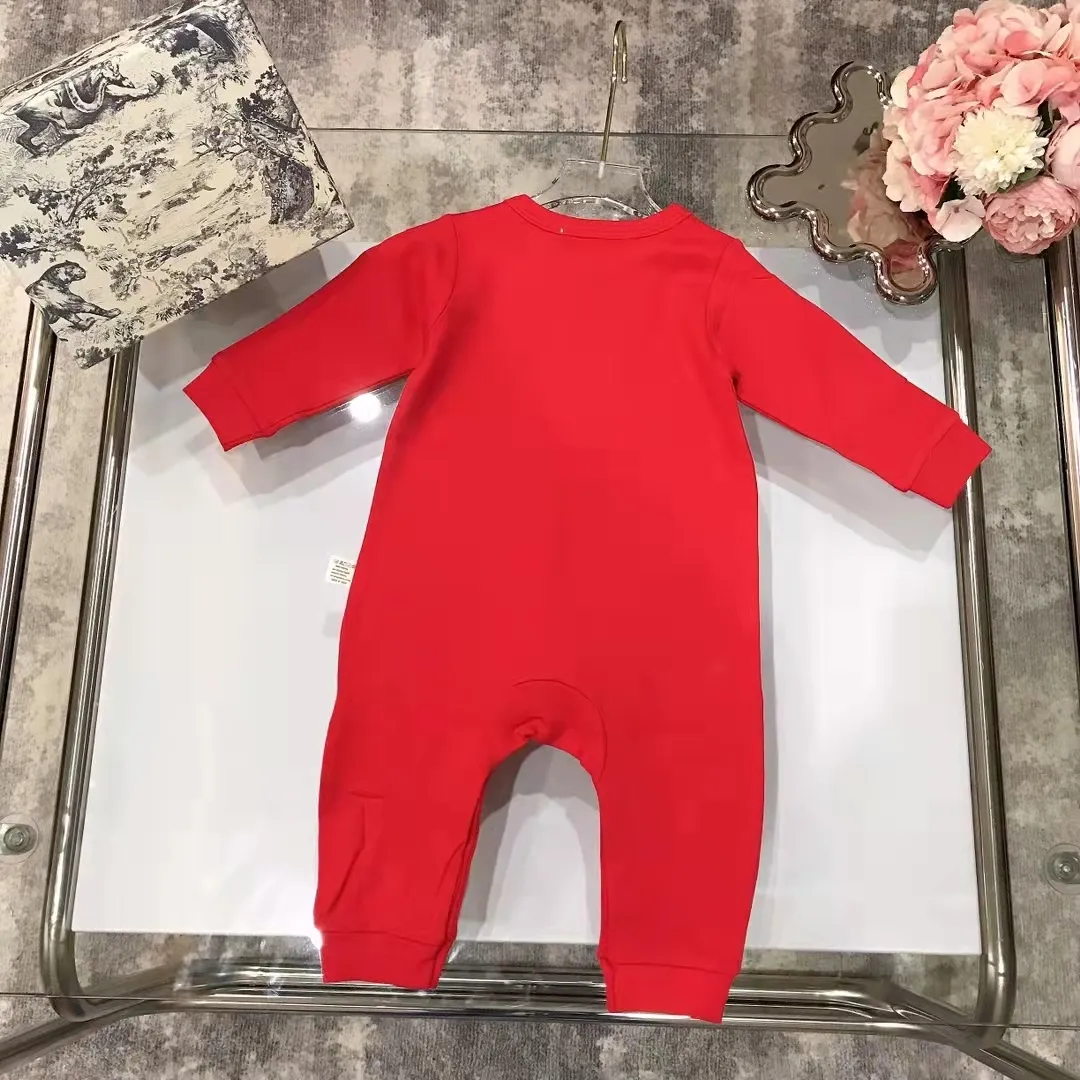 Spring Autumn Baby Boys Girls Long Sleeve Rompers Infant Cotton Cartoon Bear Jumpsuits Cute Toddler zdlg1110.