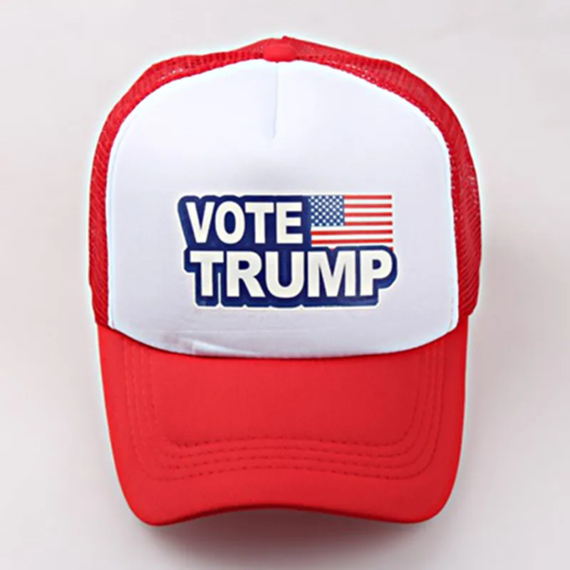 11 Styles Vote Trump Hat 2024 US-Präsidentschaftswahlkappe Partyhüte Make America Great Again Mesh-Sportkappen