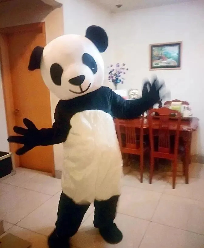 2022 Halloween Panda Mascote traje de alta qualidade dos desenhos animados chinês gigante panda anime tema caráter Natal carnaval festa fantasias