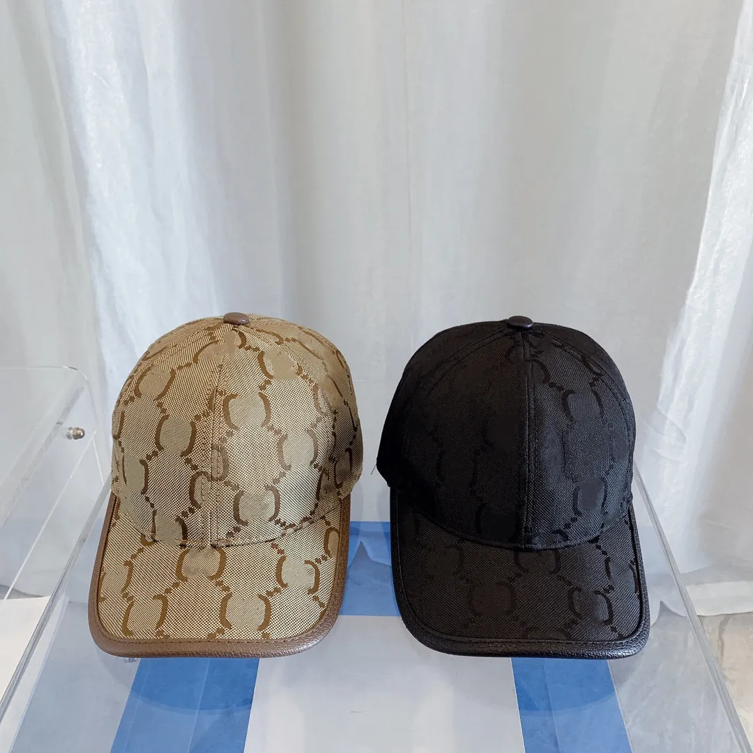 2 färger Designer Casquette Kepsar utomhussport Mode Män Kvinnor Baseballkeps Bomull Solhatt Hög kvalitet Hip Hop Klassiska hattar