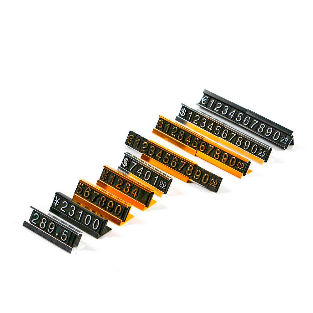 Wholesale Plastic Cubes Kit For Watch Price Display On Shelf Top Tags