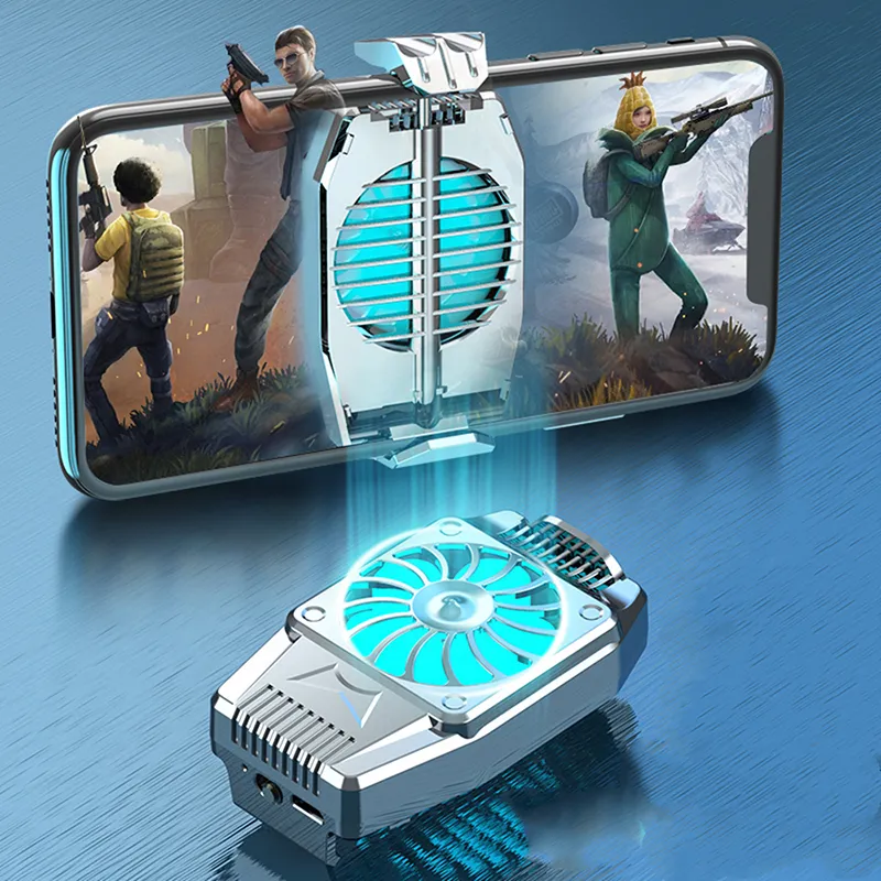 H-15 Telefone do celular Radiator Back Clip Game Cooler Mini Gaming Coolers Portable Fan Holder H15