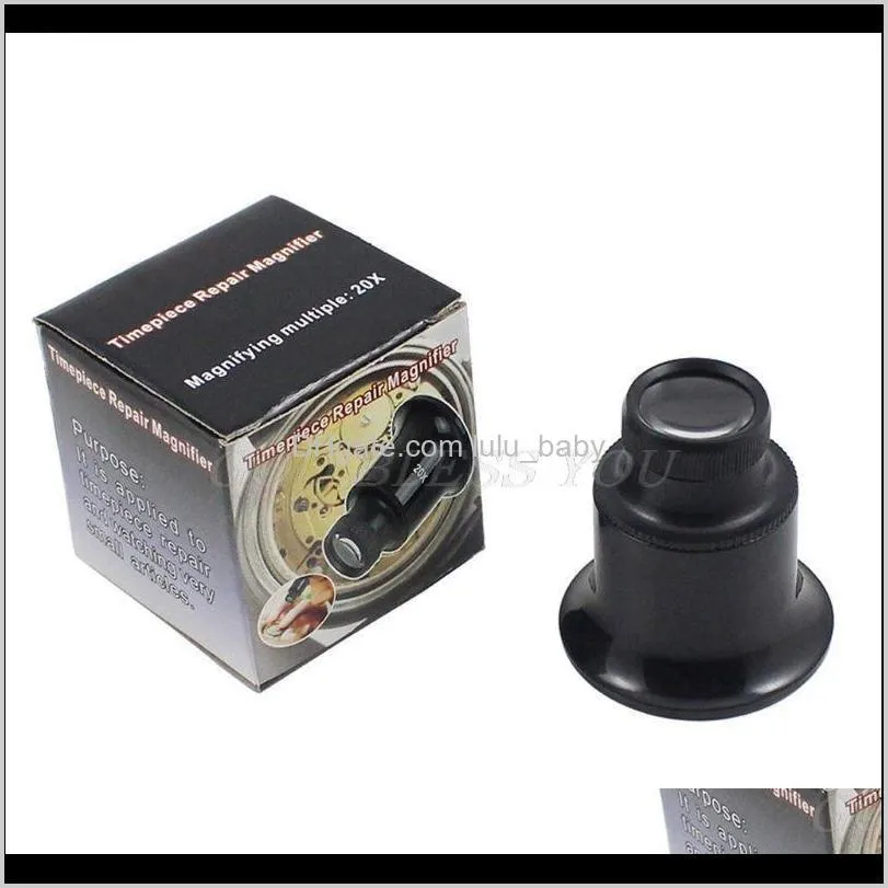 20x jewelers eye loupe loop magnifier magnifying glass watchmakers jewelry tools drop shipping