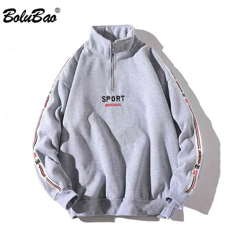 Bolubao Fashion Brand Sweats à capuche Sweat-shirt Hommes Printemps Automne Hommes Streetwear Sweat à capuche à manches longues Zipper Hip Hop Hoody Tops mâles 210813