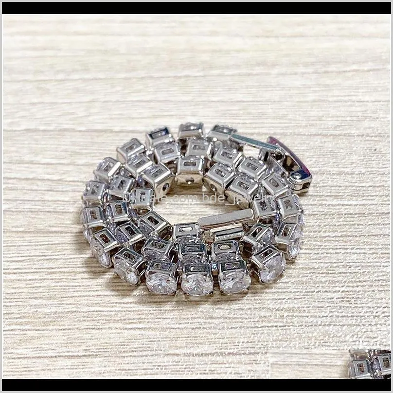 iced out chains women jewelry hip hop designer cuban link chain diamond women bracelets charms love rappe dff0692