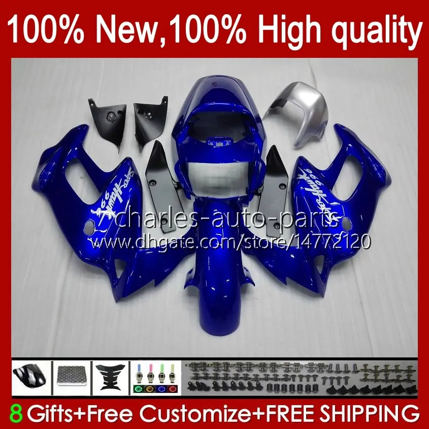 OEM-organ för Honda Superhawk VTR1000F VTR-1000F 1997 1998 1999 2000 01 02 03 05 51NO.160 VTR 1000 Metal Blue VTR1000 F 1000F 97 98 99 00 2001 2002 2003 2004 2005 FAIRING