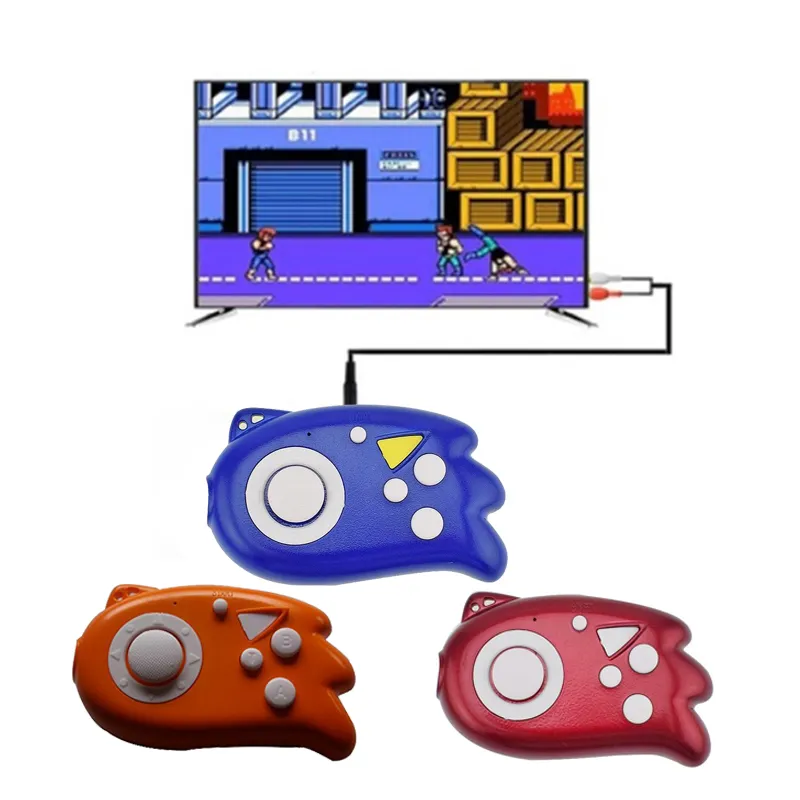 Lecteur de jeu portable Mini 8 bits TV Console de jeu vidéo Joueurs intégrés 89 jeux classiques Prise en charge de la sortie TV Meilleur cadeau pour les enfants