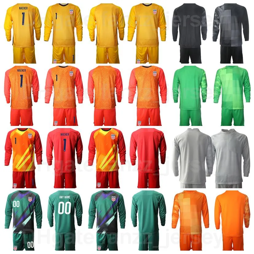 US Soccer Goalkeeper GK Bill Hamid Long Sleeve Jersey Set Goalie 22