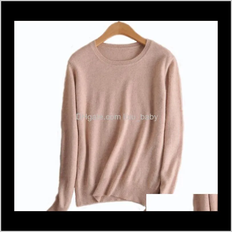 high quality 2017 autumn winter cashmere cotton blended knitted sweater women sweaters and pullovers jersey jumper pull femme