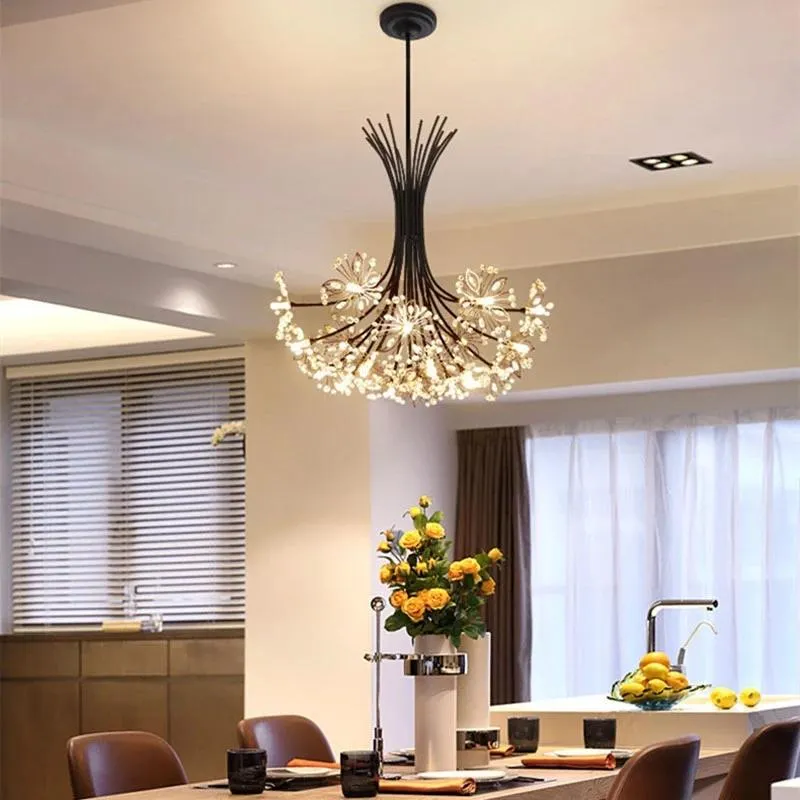 19 Head LED Dandelion Flower Tree Branch Chandelier For Modern Home Decor In Living Room Restaurant Clothing Store And Bouquet Lamp From Weiyinwu 138.39 DHgate.Com