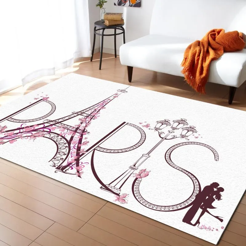 Carpets France Paris Eiffel Tower For Living Room Large Home Floor Mat Rugs Decor Teenager