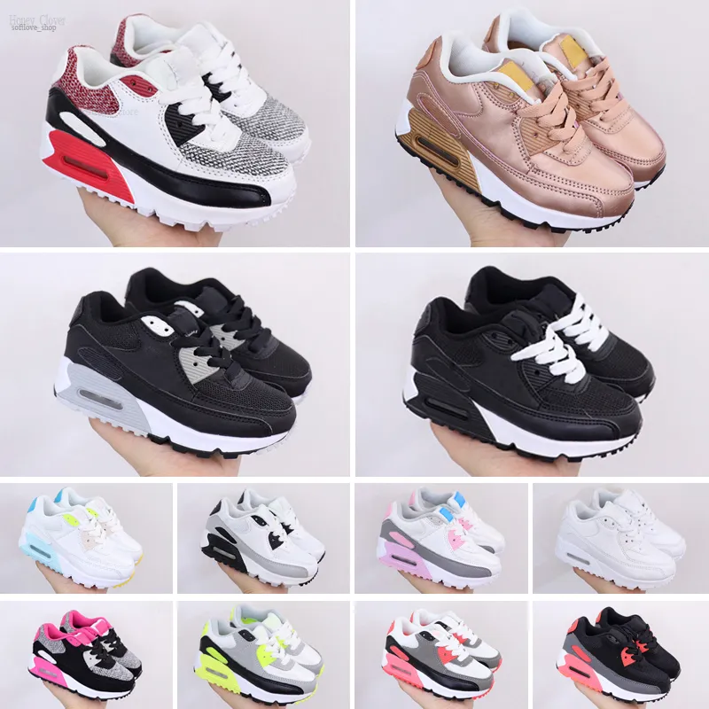 Compra Nike Air Max 90 2018 Bebé De Los Zapatos Muchacha Del Muchacho De  Los Niños, Niños, Jóvenes Zapatos Corrientes De Los Deportes Del Pirata  Clásico Negro 90 Zapatillas EUR 28 35