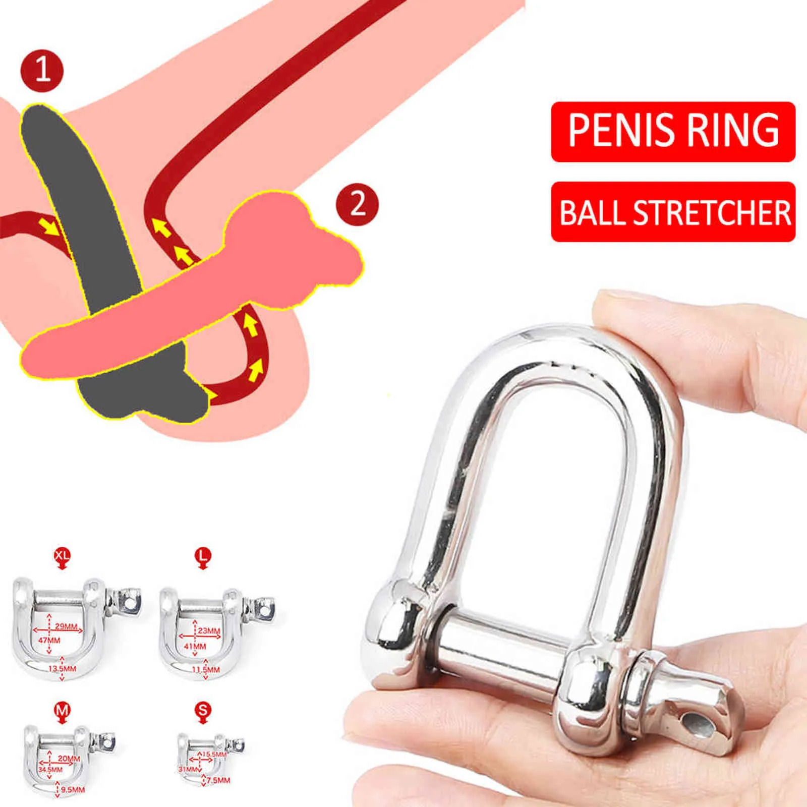 NXY Cockrings BDSM Delay Ejaculation Ball Stretcher... From Womentoys,  $15.68 | DHgate.Com