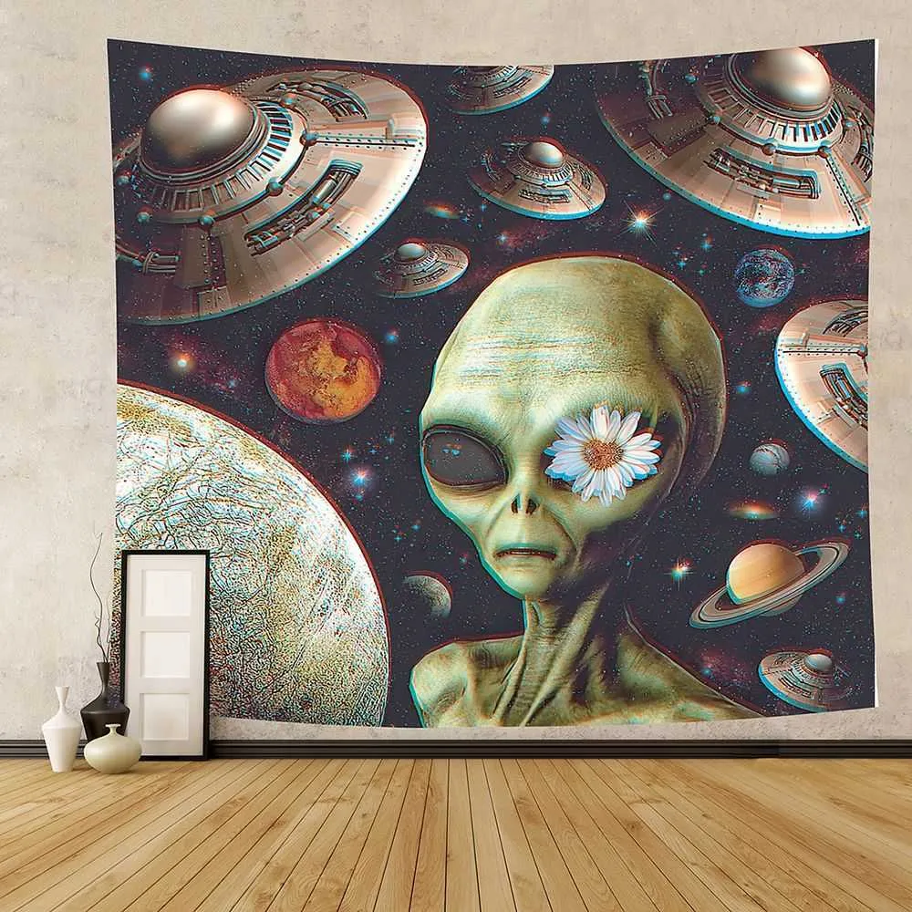 Anime Inspired Alien Alien Shop Tapestry For Home Decor And D cor
