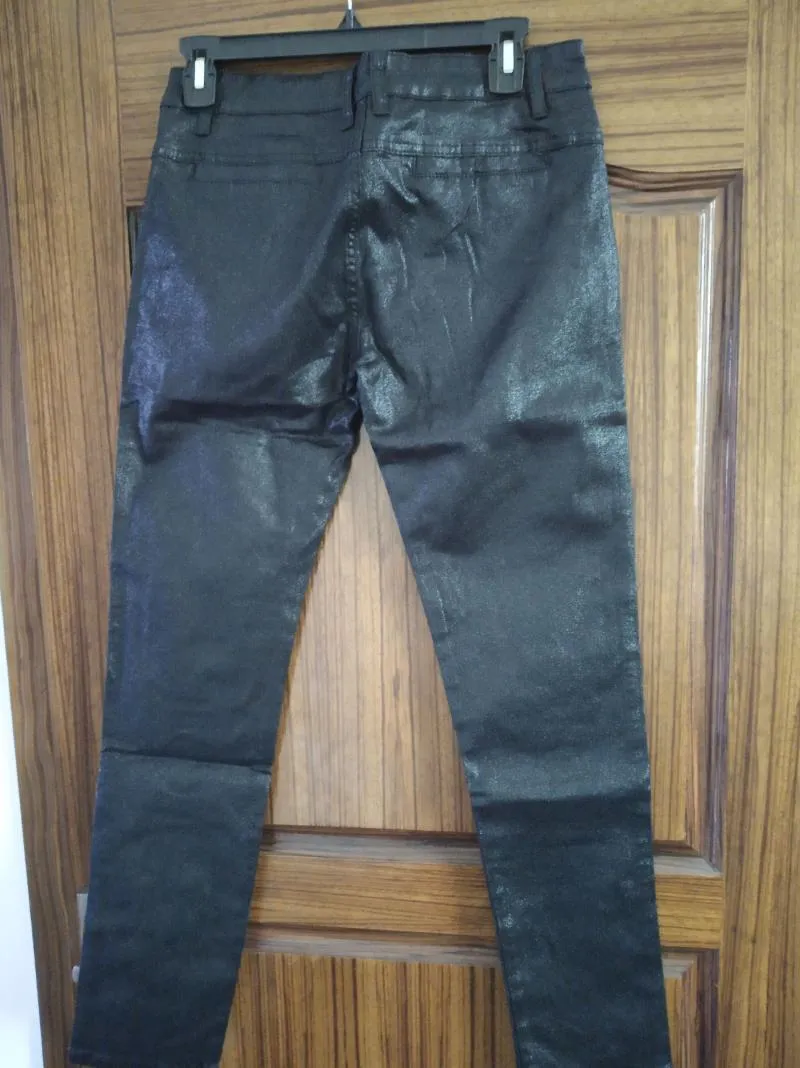 Мужские брюки MIXCUBIC, черные обтягивающие брюки в корейском стиле, мужские повседневные облегающие эластичные моющиеся яркие мужские брюки 28-34312K