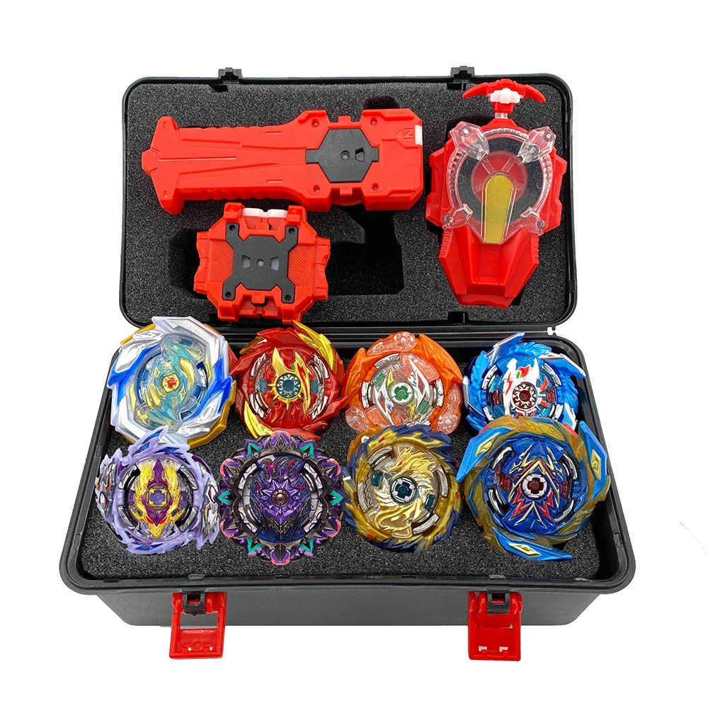 قمم قاذفات Beyblade Burst Set Toys مع Starter and Arena Bayblade Metal God Bey Blade Blade Toys 8765541 X0528