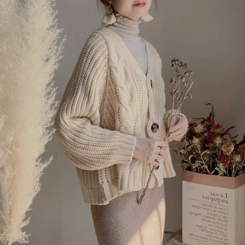 トップス y2k archive fake suede knit cardigan 3 Frostluinai Cute Sweaters For Women Y2K Floral Print Knit
