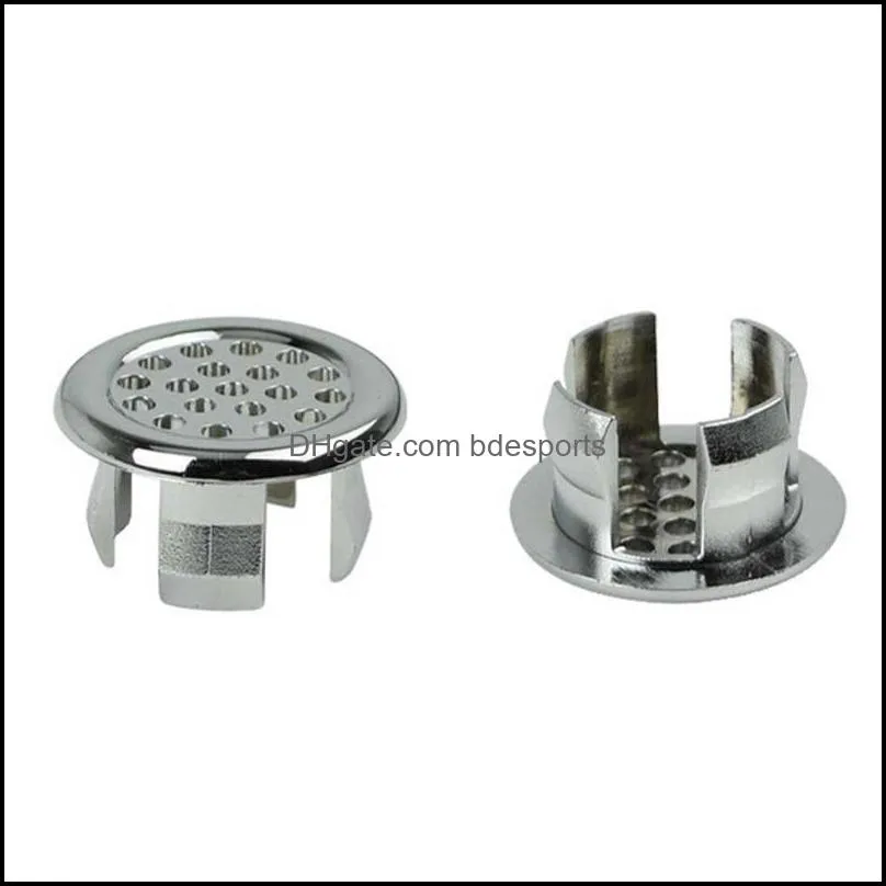 Bath Accessory Set Kitchen Sink Overflow Ring Round Spare Cover Waste Plug Filter Bathroom Basin Drain