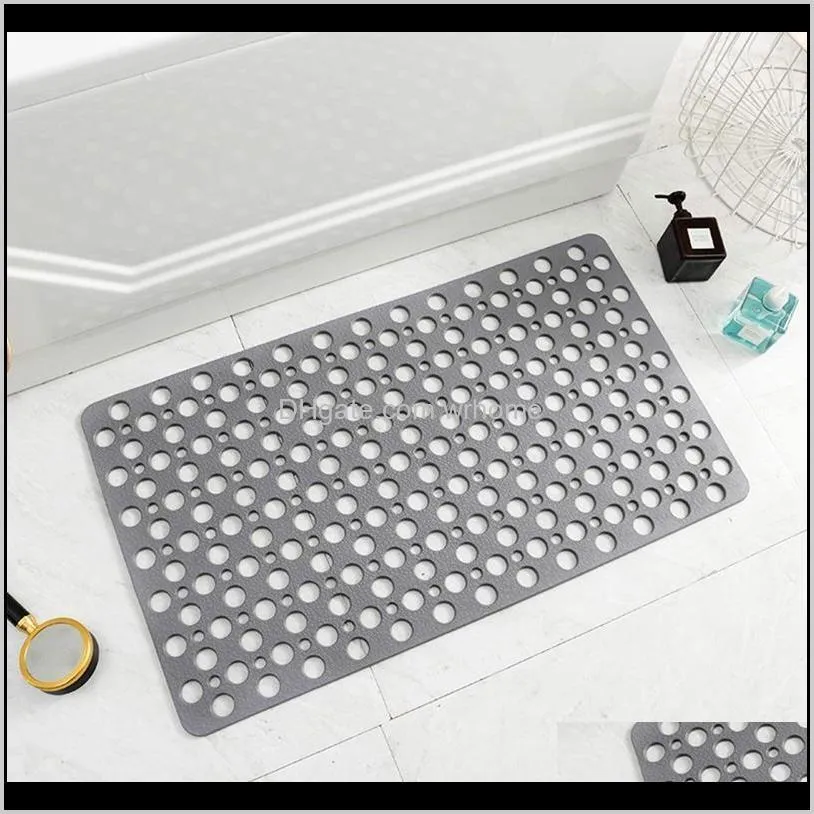 Non Slip Bath Mat Anti Mould Shower Mats TPE Bathroom Bathtub Mat Floor Shower Mats Anti Slip with Suction Cups