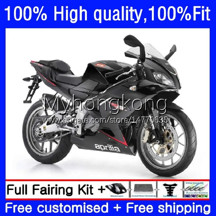 OEM-Einspritzung für Aprilia RSV-125 RSV Flat Black 125 RS 125 RR 125RR 2006 2007 2008 2009 2010 2011 Karosserie 8No.63 RSV125 R RSV125RR RS-125 RS4 RS125 06 07 08 09 10 11 Verkleidung