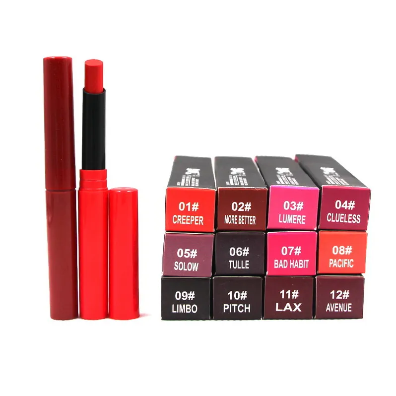 Lip Pen Lipstick Matte Lips Tint Long Bright Facile à porter Maquillage naturel Rouge à lèvres