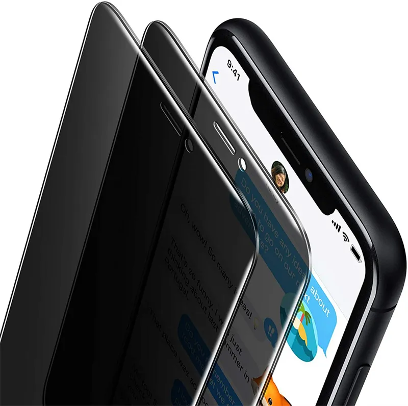 3 Pellicole Protettive Privacy In Vetro Temperato Per IPhone 11 Pro Max / Xs Max 6,5'' – Anti-Spy, Antigraffio, Durezza 9H - 6