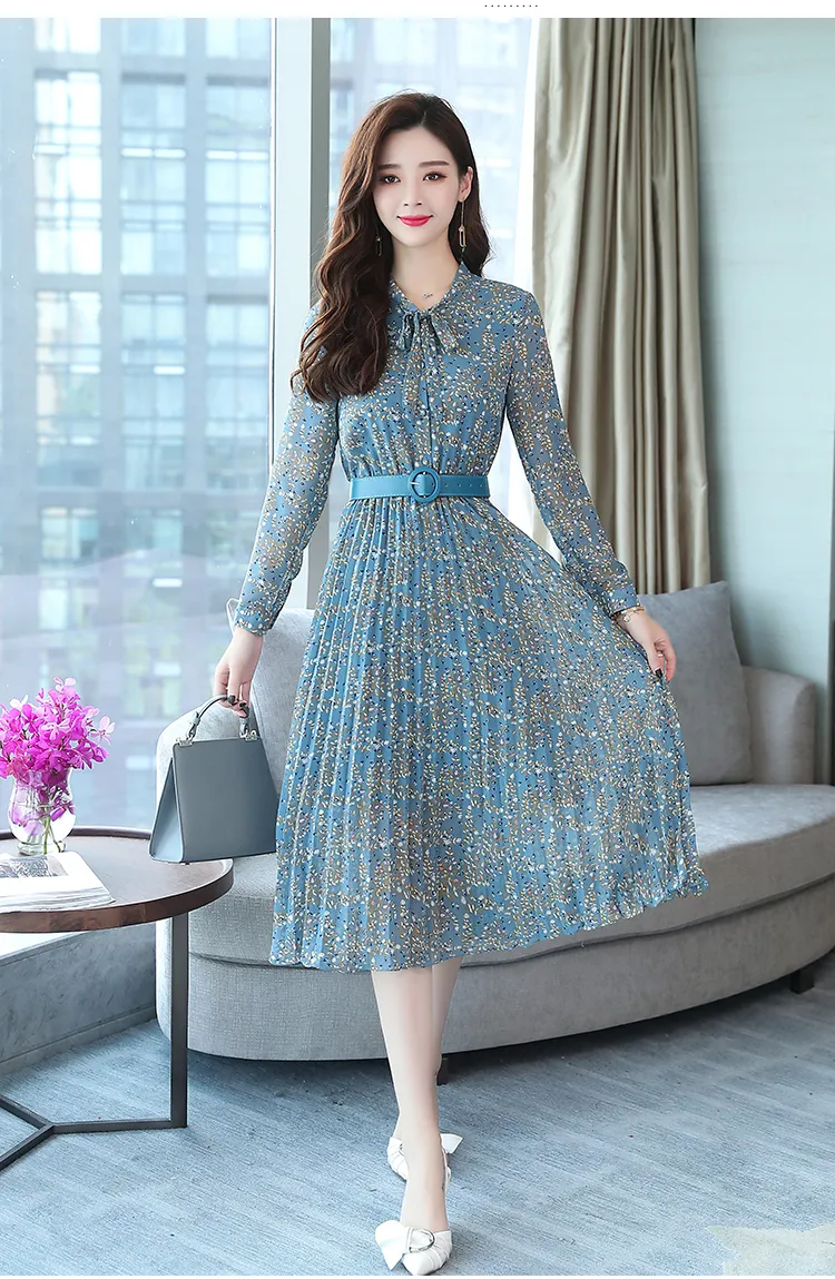 sachin and babi light blue dress Sweet and Gentle Chiffon Midi Dress in Coral L / Coral main image 1
