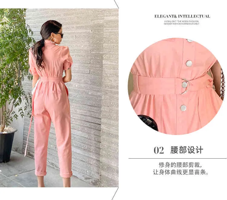 Jumpsuit warna pink top