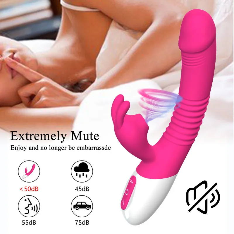 Vibratoren, 7 x 7 Geschwindigkeiten, vibrierender Dildo mit Saugvibrator für Frau, G-Punkt, Klitoris-Stimulator für Erwachsene_voghion.com