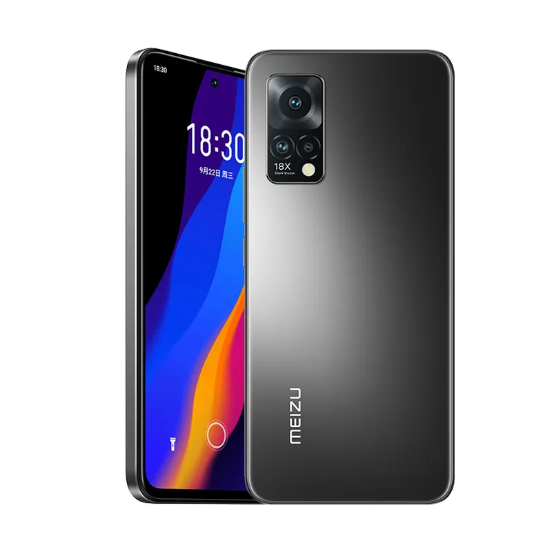 Teléfono móvil original Meizu 18X 5G 8GB RAM 128GB 256GB ROM Snapdragon 870 Octa Core 64MP HDR 4300mAh Android 6.67 "AMOLED Pantalla completa Identificación de huellas dactilares Cara Teléfono celular inteligente