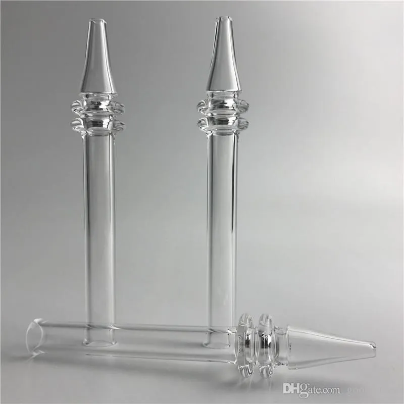 Quartz Rig Pick Nail Mini Nector Collector z 5-calowym Clear Filtr Tips Tester Kwarcowy Straw Tube Rury szklane Palenie Akcesoria do palenia