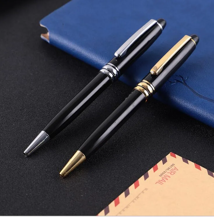 Business Pen Gold Silver Metal Signature Ручки Школьника Учитель Студент Писатель Подарочный Офис Письменные подарки