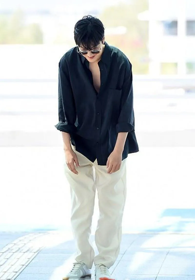 海外輸入 メンズカジュアルパンツ春と夏22年李minhao同じファッション緩いストレートベージュ ゆめや直販特別価格 Apparel Men S Clothing Dev Apb Com La