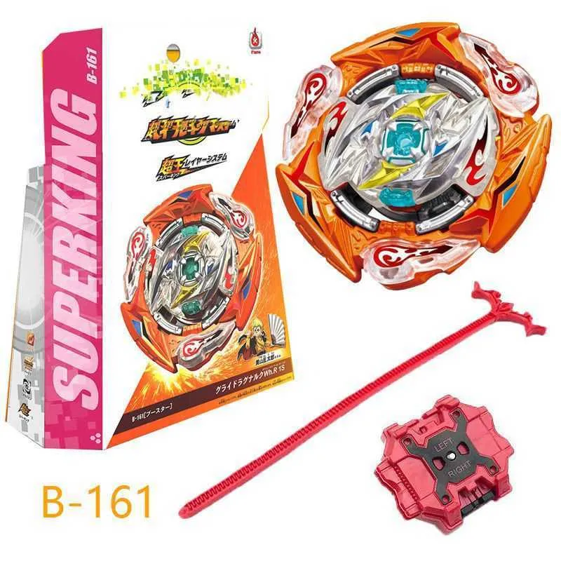 Burst Superking GT B161 Trottola Metal Fusion Ragnaruk.Wh.R con L.R Launcher Combattimenti Giocattoli per bambini Ragazzo Regali di compleanno X0528