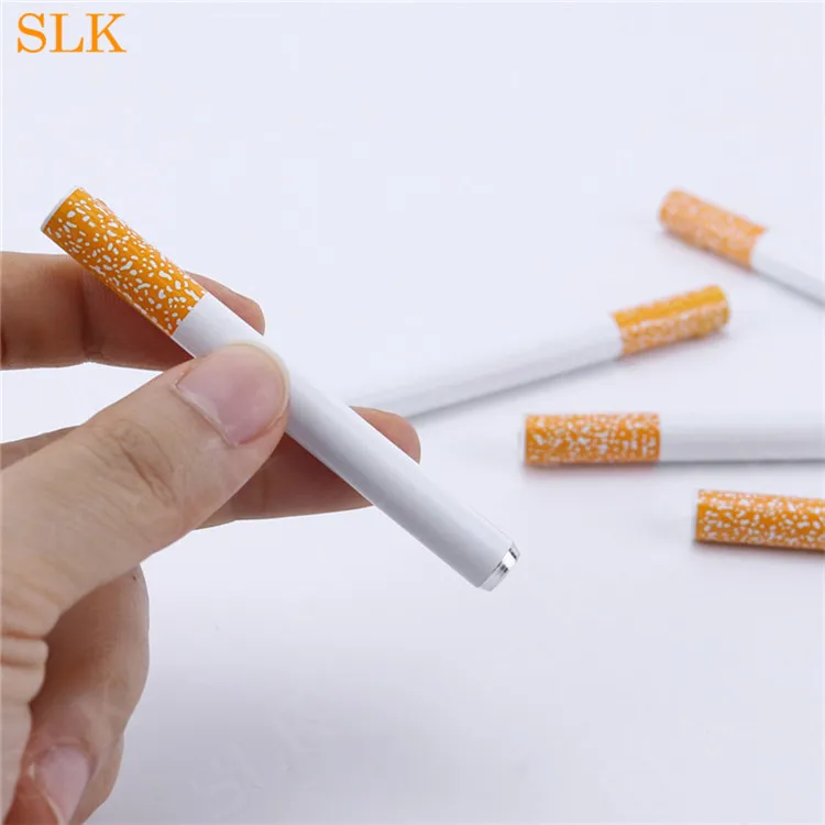 Nowy projekt 3.0 "kształt papierosa fajki Mini fajka ręczna tabaka Tube aluminiowa ceramiczna dysza papierosowa do palenia tytoniu