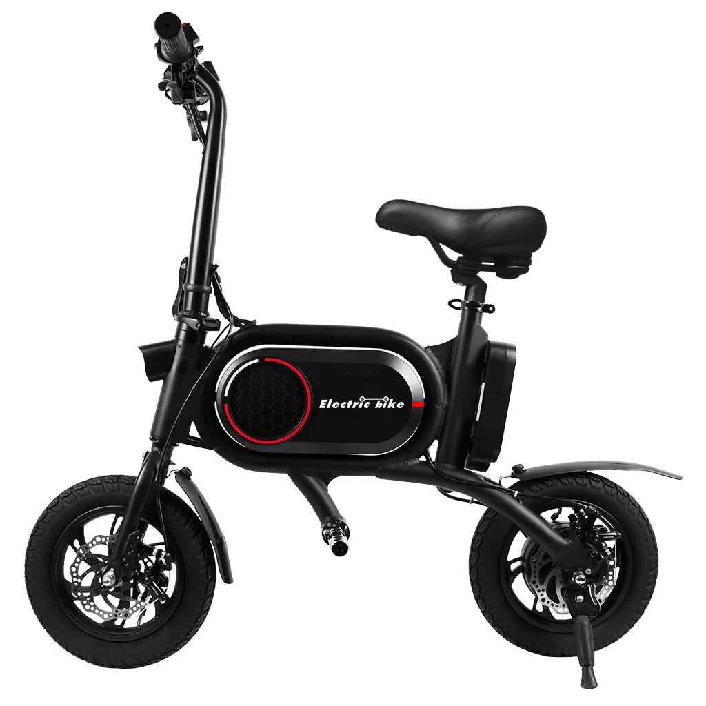 Elektrische Fiets CS-P01 36V 6Ah Batterij 350W Motor Opvouwbare Elektrische Fietsen 12 Inch Banden Fiets Volwassene Ebike Aluminium Frame inclusief BTW [EU instock]